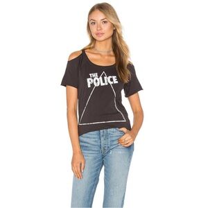 CHASER The Police Cold Shoulder Band Tee